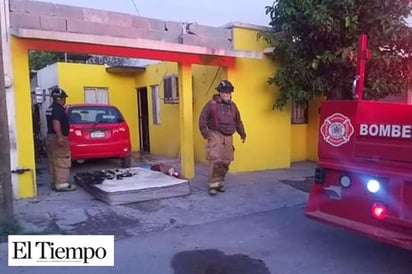 Corto desata fuego en hogar