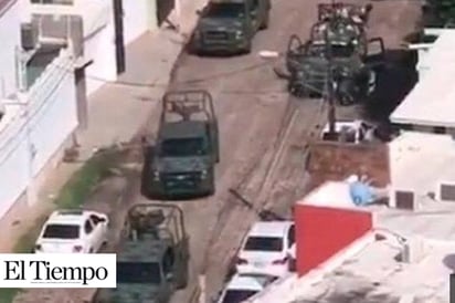 Si hubo ataques a zonas militares en Culiacán, pero no retuvieron a familias, declara Crescencio Sandoval