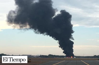 Avión de la II Guerra Mundial choca en aeropuerto de EU