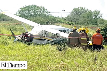 Se desploma avioneta en Nuevo León; piloto resulta lesionado