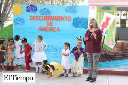 Representa el Jardín Niños ‘Descubrimiento de América’