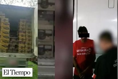 Decomisan 100 kilos de cocaína en tráiler que transportaba plátanos en Chiapas