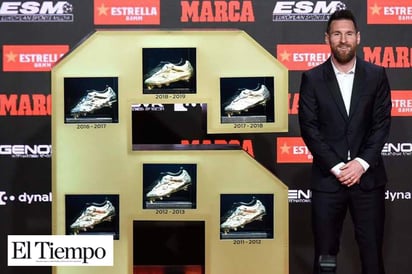 Messi gana la bota de oro