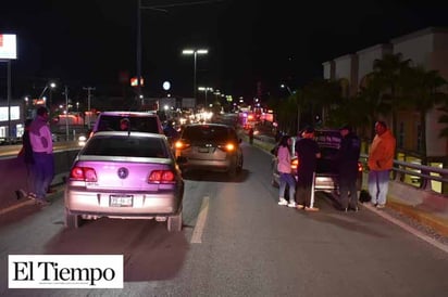 Mega carambola en Puente IMSS