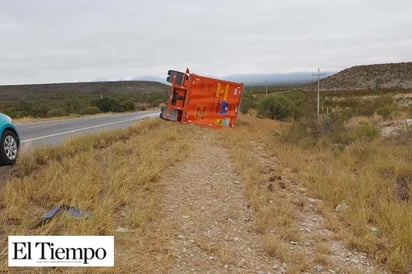 Se desprende caja de tráiler