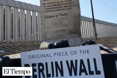 Llega Muro de Berlín a frontera México-EU