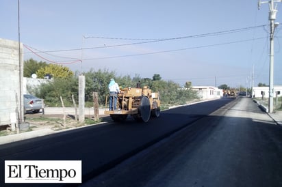 Terminan de pavimentar el fraccionamiento San Pedro