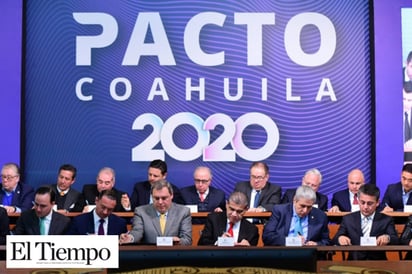 Firma MARS pacto Coahuila 2020