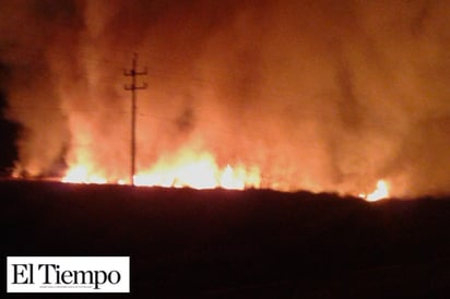 ARDE EN LLAMAS EJIDO SAN ISIDRO