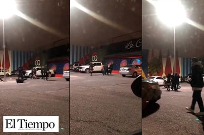 SE ARMA PELEA EN ESTACIONAMIENTO DE BOLICHE