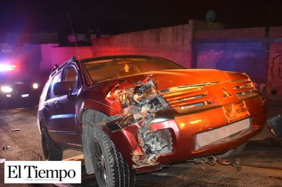 QUISO HUIR DE LA POLICÍA Y SE ESTRELLA EN MURO