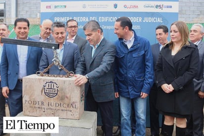 Arranca Riquelme edificio  del Poder Judicial en Acuña