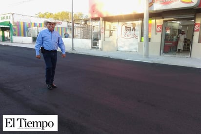 Pavimentan calle Cuauhtémoc