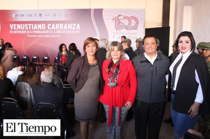 Presente Gladys en el centenario  luctuoso de Venustiano Carranza