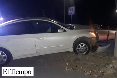 ABANDONA SU VEHÍCULO TRAS PERCANCE