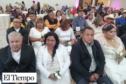 Se casan 62 parejas en  las Bodas Comunitarias