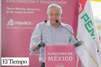 Espera AMLO que nuevo yacimiento incremente producción de petróleo en 20 mil barriles diarios