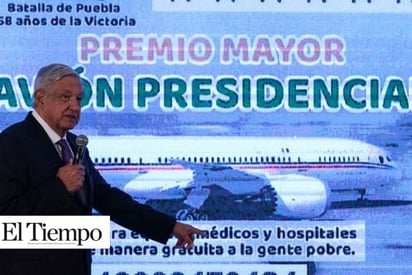 Quiere AMLO darle boletos de rifa del avión presidencial a escuelas en comunidades pobres