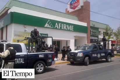 VIOLENTO ASALTO DENTRO DE BANCO