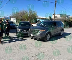 Dos vehículos colisionan en la Colonia Cañada Sur