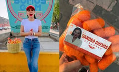 Cheetos con imagen de Sandra Cuevas causa burlas en redes sociales
