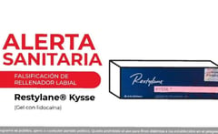 Cofepris emite alerta por producto falsificado de Restylane Kysse