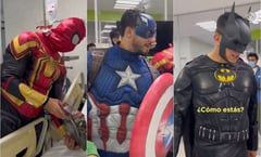 Jugadores del América se visten de superhéroes y visitan un hospital pediátrico