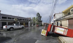 Saltillo: la tormenta con granizo causa reportes de daños y accidentes viales