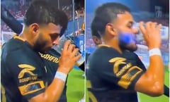 VIDEO: Alexis Vega toma cerveza durante el partido de Toluca y Atlético de San Luis