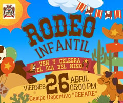 Se invita a un Rodeo Infantil para celebrar el Día del Niño en Zaragoza