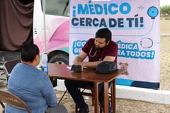 Llevando salud a las comunidades, 19 consultas médicas y 8 sesiones de fisioterapia en el Ejido Purísima de Jiménez Coahuila