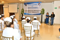 Egresados de Enfermería Misión Cultural #169 llevan a cabo su ceremonia de Imposición de Cofias y Brazaletes en Nava, Coahuila
