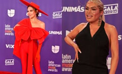 Thalía se roba las miradas durante la alfombra roja de los Latin American Music Awards