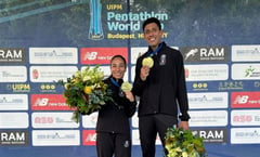 Mayan Oliver y Manuel Padilla ganan medalla de oro en Copa del Mundo de pentatlón moderno