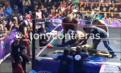 El luchador Rey Espectro se desvaneció en el ring en pleno combate