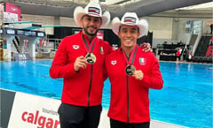Los clavadistas mexicanos Juan Celaya y Jahir Ocampo ganan medalla de oro en Canadá