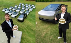 MrBeast celebra su cumpleaños con un sorteo épico: ¡26 autos Tesla en juego!