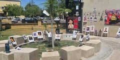 Torreón: Madres que buscan a sus seres desaparecidos exigen justicia, protestando en la Alameda