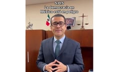 Juez envía mensaje a EU y ONU; alerta que “la democracia mexicana está en peligro”