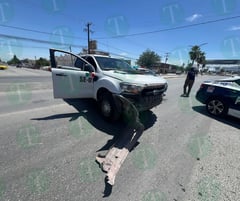 Cafre protagoniza fuerte carambola en la colonia Picasso de Monclova