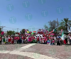 Monclovenses participaron en el movimiento nacional 'Marea Rosa'