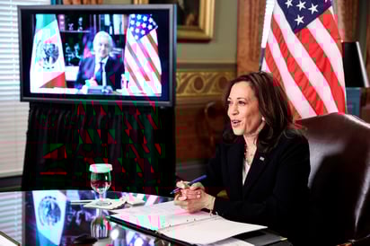Reunión virtual de AMLO con Kamala Harris
