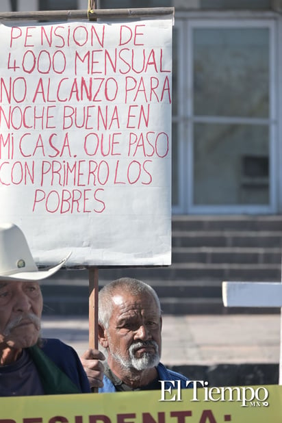 Pensionados alzan la voz: 