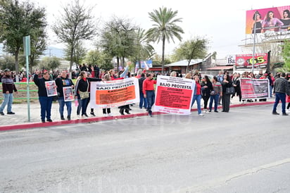 Manifestación y Marcha de docentes contra la ley del ISSSTE