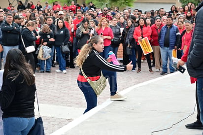 Manifestación y Marcha de docentes contra la ley del ISSSTE