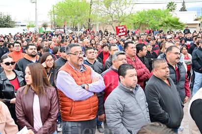 Manifestación y Marcha de docentes contra la ley del ISSSTE