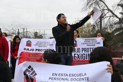 Manifestación y Marcha de docentes contra la ley del ISSSTE