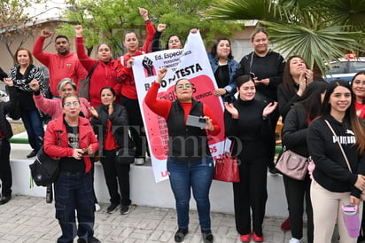 Manifestación y Marcha de docentes contra la ley del ISSSTE