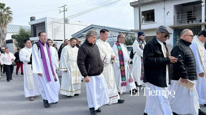 Peregrinación sacerdotal une a fieles rumbo al Santuario de Guadalupe