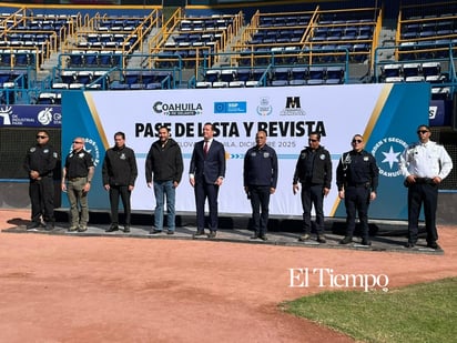 Monclova fortalece estrategia regional con Pase de Lista y revista de corporaciones de seguridad 